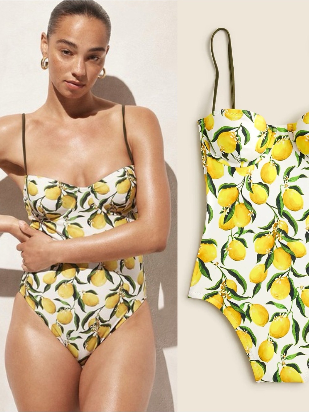 J. Crew | Balconette Underwire One-Piece Swimsuit